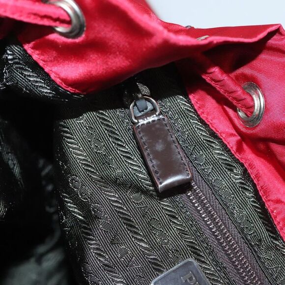 Prada Re-Nylon Red Synthetic Backpack Bag (Pre-Owned) - Picture 15 of 16